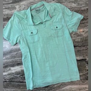 Buckle BKE Mint Green Polo Shirt for Men